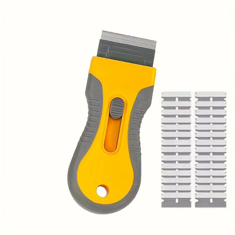 Multi-Purpose Ceramic Scraper Tool - Ergonomic Dual-Head, Non-Scratch, for Cooktops & Cleaning