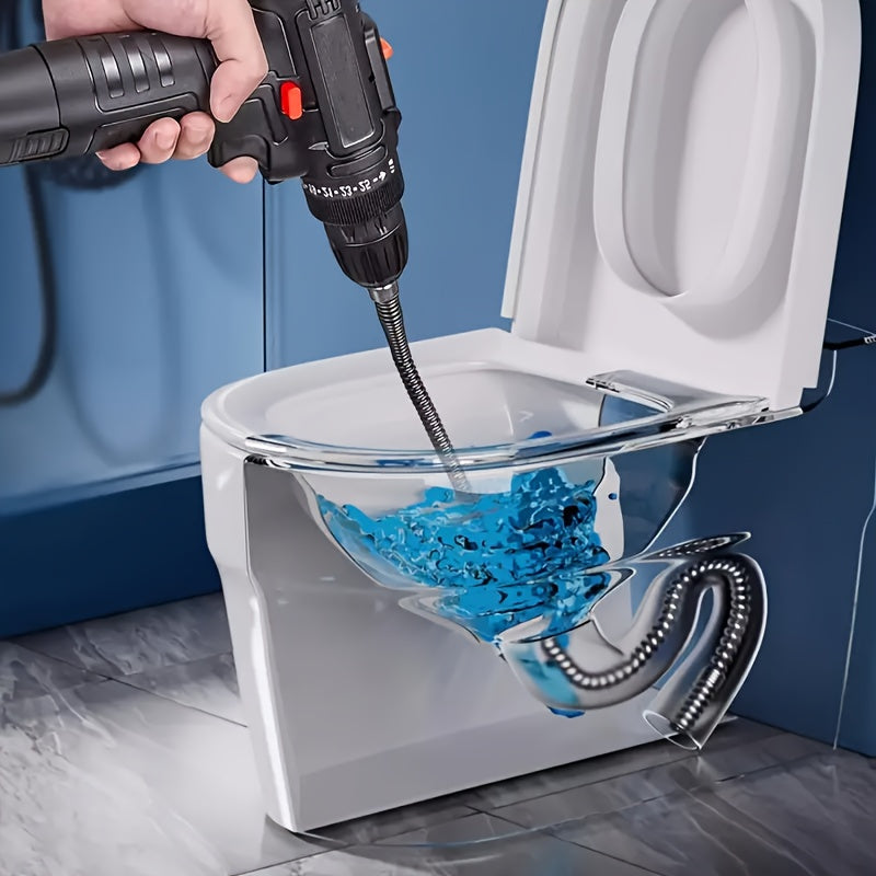 5m Electric Drain Cleaner - Powerful Pipe Cleaning Solution for Toilets and Floors