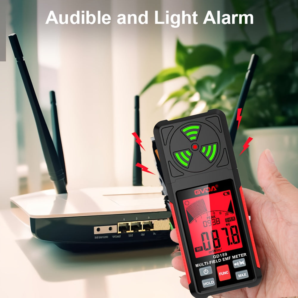 GVDA Digital EMF & Radiation Detector - Measure Electromagnetic, Electric & RF Fields