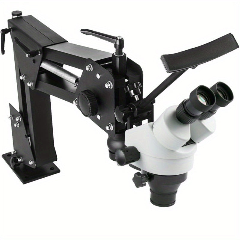 Multi-Directional Microscope with 76mm Lens & Spring Bracket - Ideal for Jewelry & Inlaid Mirrors