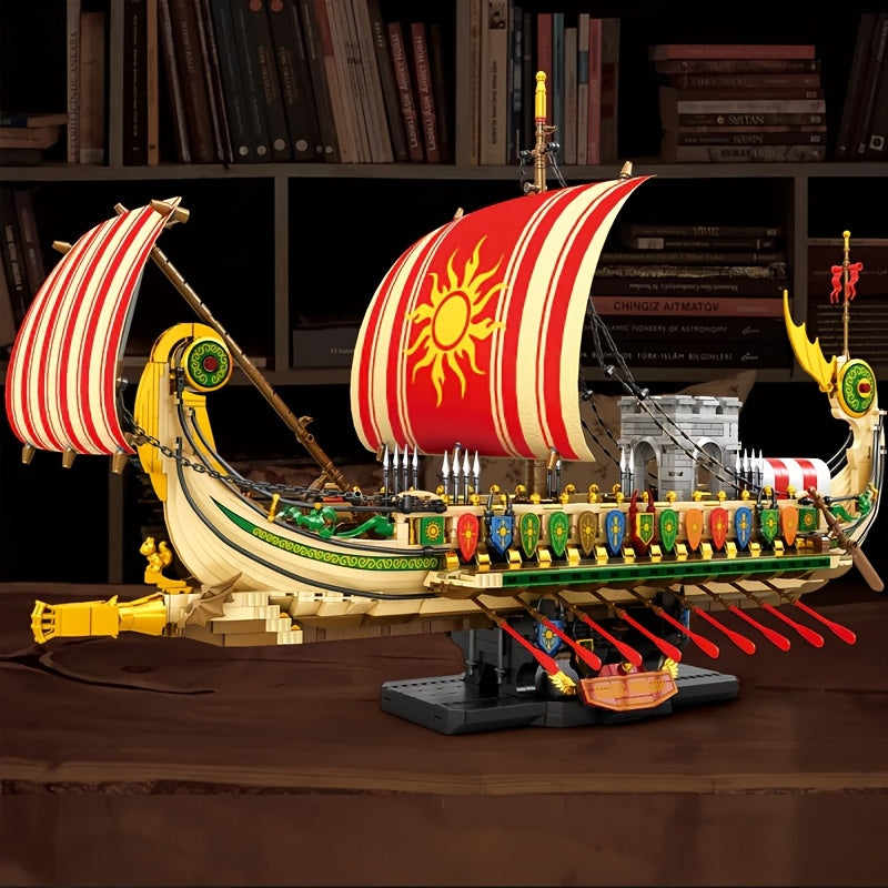 2982-Piece Pirate Ship Building Blocks for Holiday Gifts | Home Decor Bricks