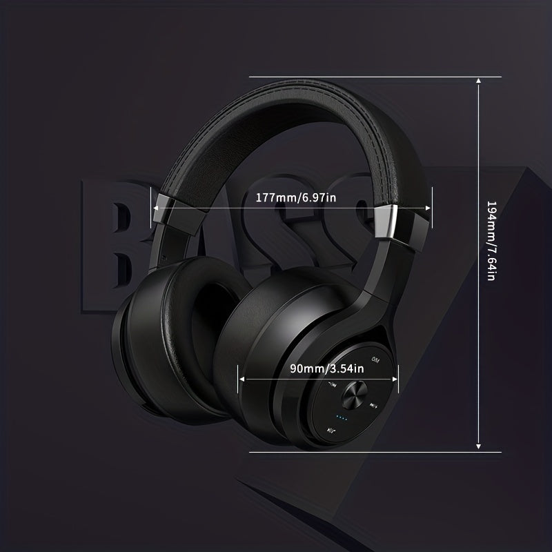 Picun P28X 60H Wireless Headphones - Hi-Fi Sound, Gaming & Movie Ready