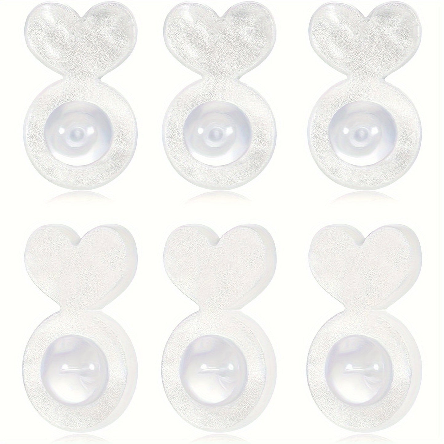 6pcs Silicone Earring Lifters - Enhance Comfort & Prevent Drooping