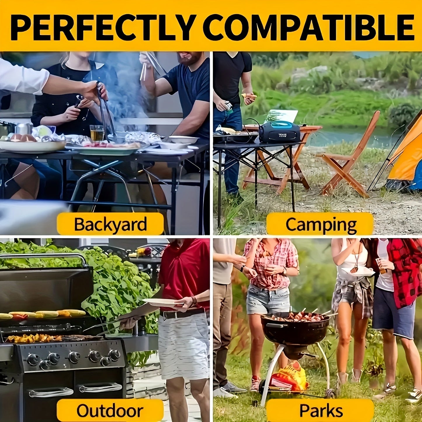 Durable 2pcs Skewer Rack - Stainless Steel BBQ Holder for Parties & Camping