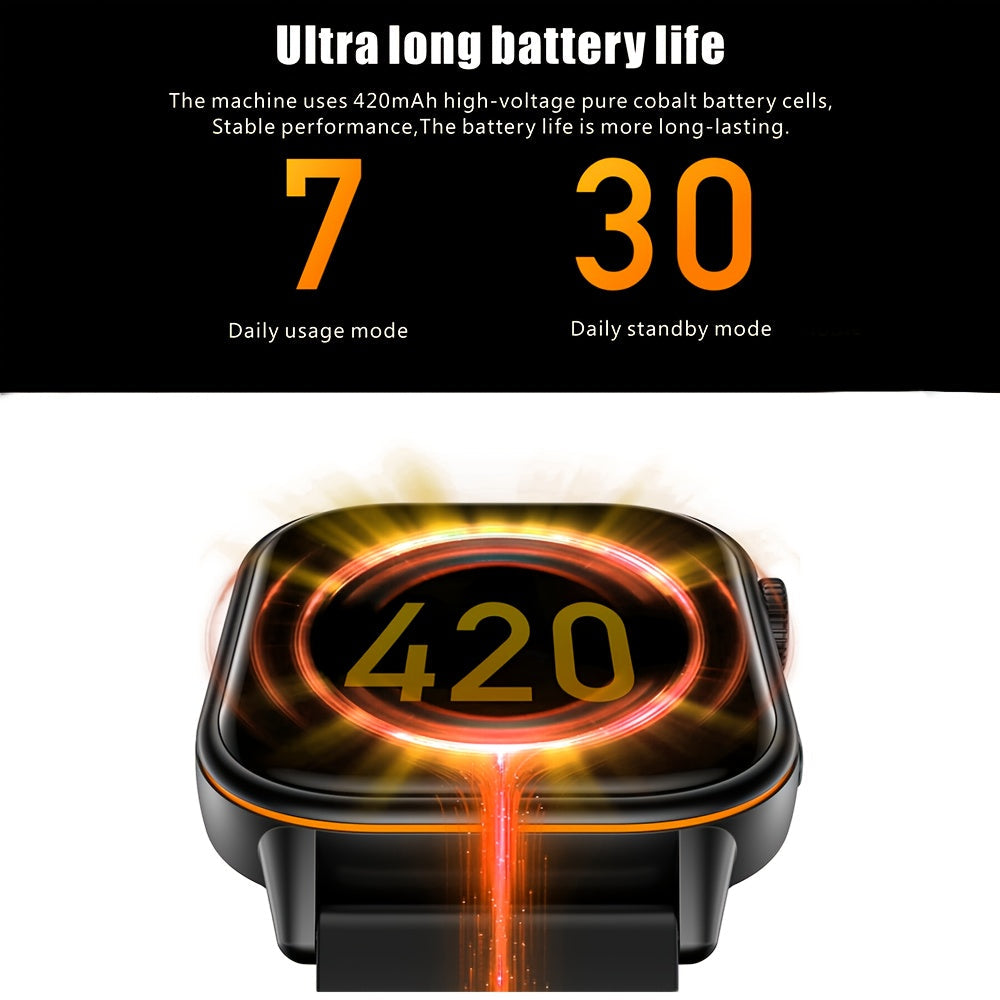 Luxury Smartwatch 2025: GPS, Wireless Calling, 178+ Sports Modes