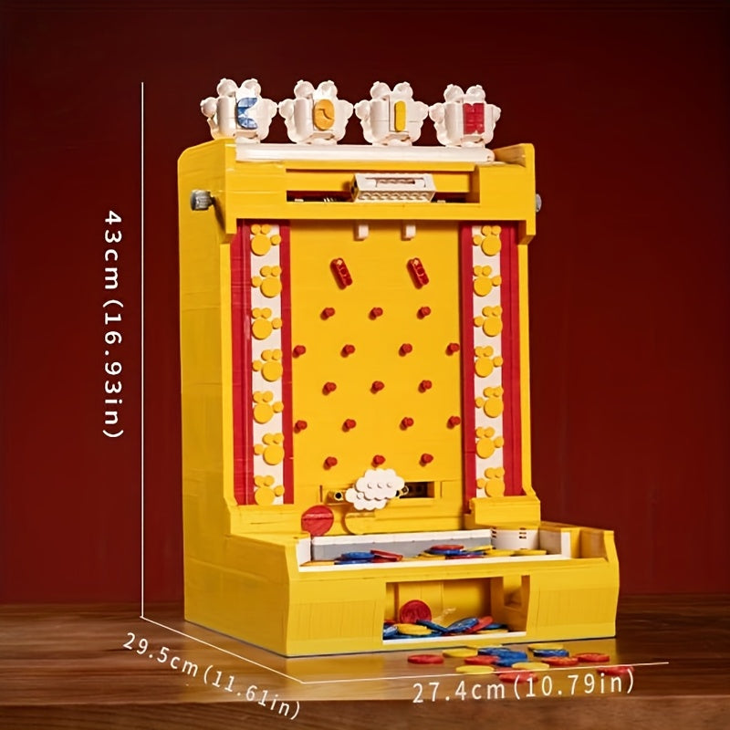 2093-Piece Modular Building Set for Christmas, Halloween & Birthday Gifts - JD044 Coin Pusher Block for Adults & Teens
