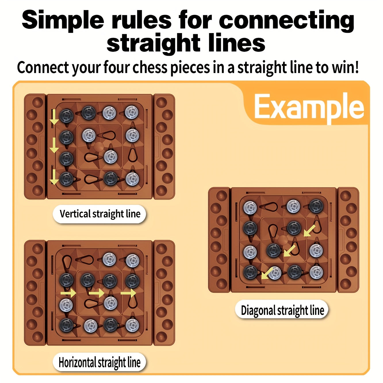 Kids' Logic Chess Game - Boosts Coordination & Family Fun, Durable ABS, Perfect Gift