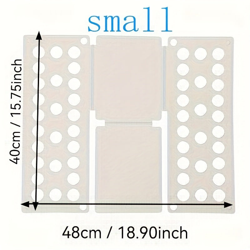 2025 Adjustable Plastic Clothes Folding Board - Efficient Laundry Organizer, 5 Colors, Perfect for Mother's Day