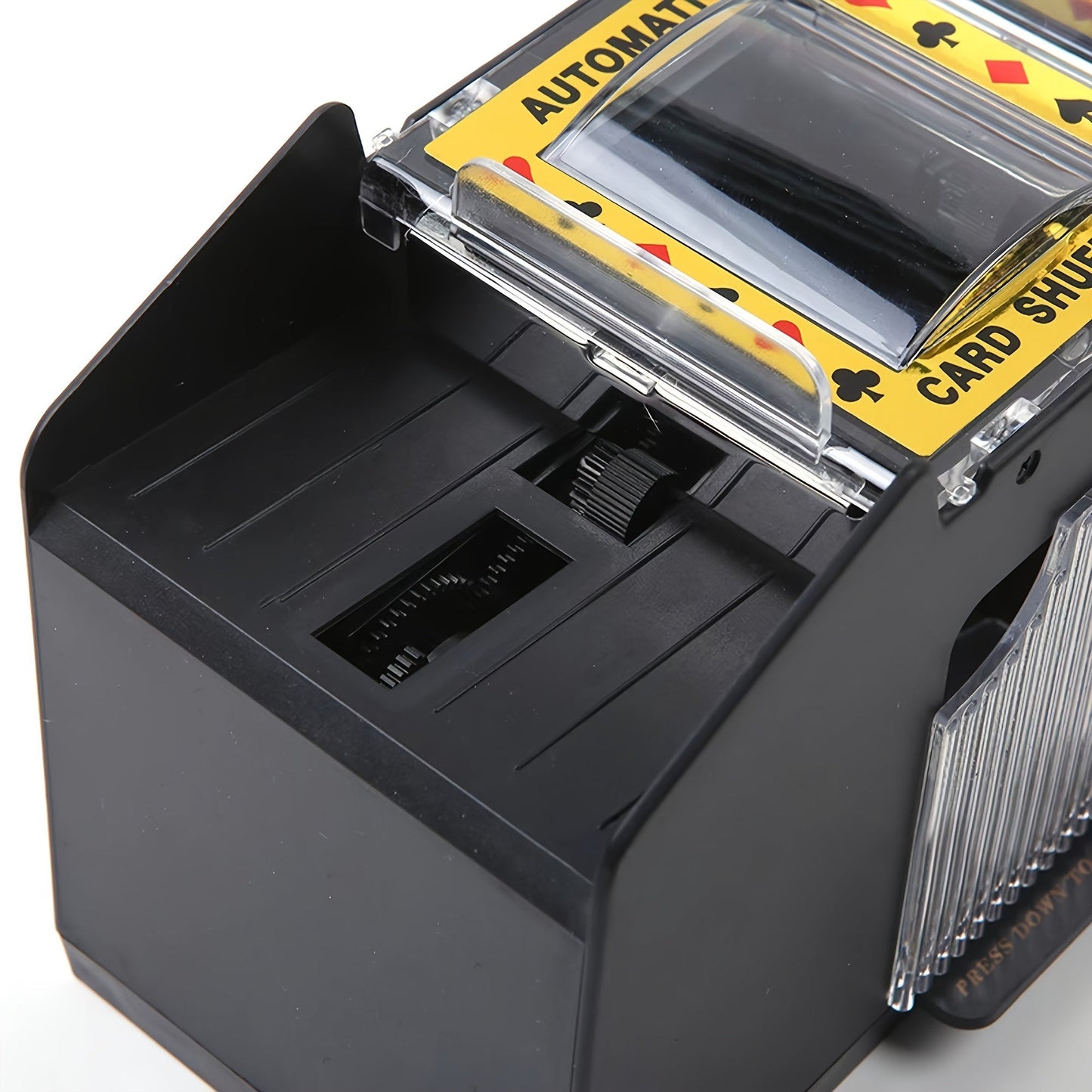 Dual-Card Electric Automatic Shuffler – Premium Battery-Powered Card Mixer for Poker & Family Games
