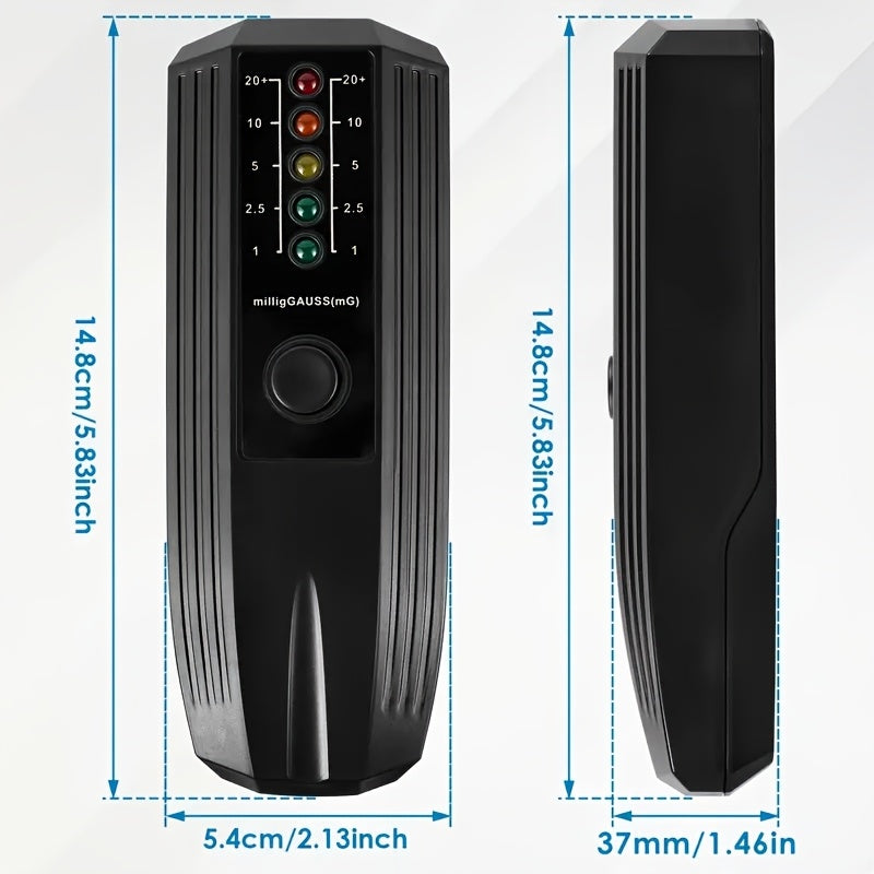 High Precision Handheld EMF Meter - Portable & Durable Radiation Detector
