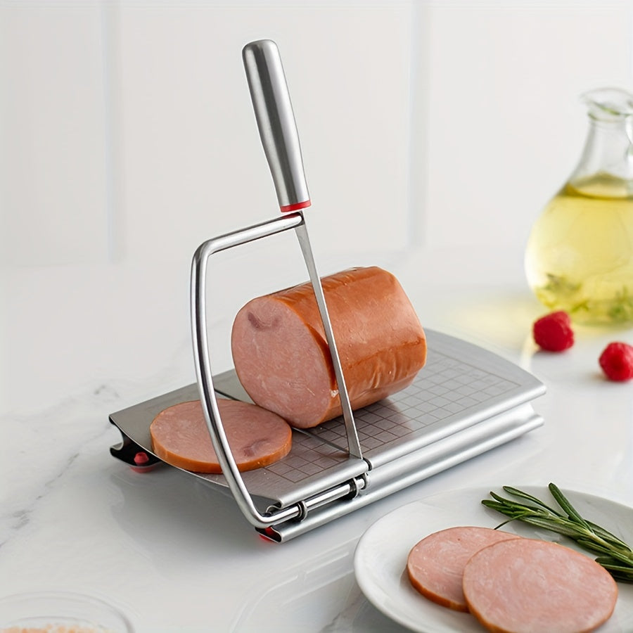 Stainless Steel Cheese and Butter Cutter with Measurements – Heavy Duty Kitchen Gadget