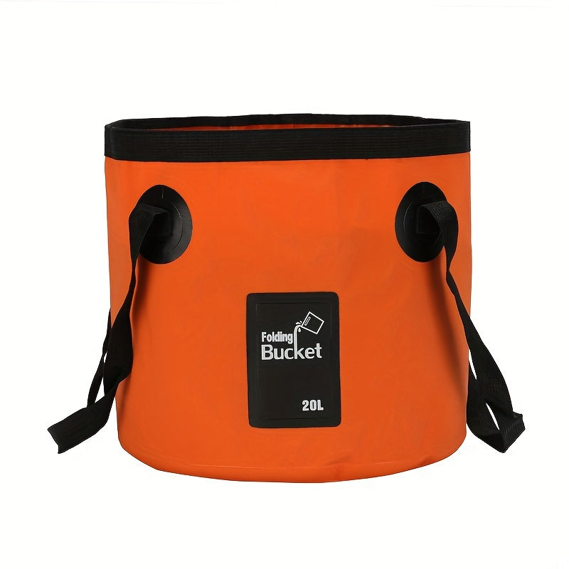 20L Compact Foldable Bucket | Leak-Proof & Durable PE Design for Camping & More