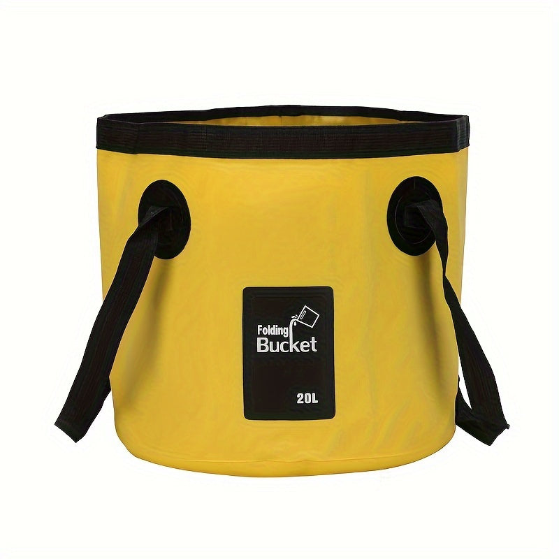 20L Compact Foldable Bucket | Leak-Proof & Durable PE Design for Camping & More