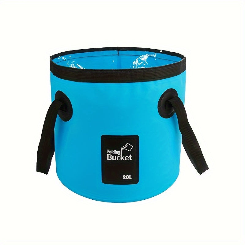 20L Compact Foldable Bucket | Leak-Proof & Durable PE Design for Camping & More