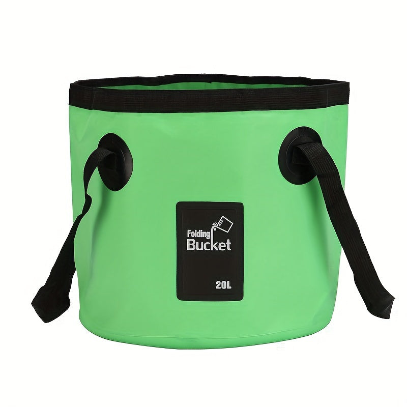 20L Compact Foldable Bucket | Leak-Proof & Durable PE Design for Camping & More