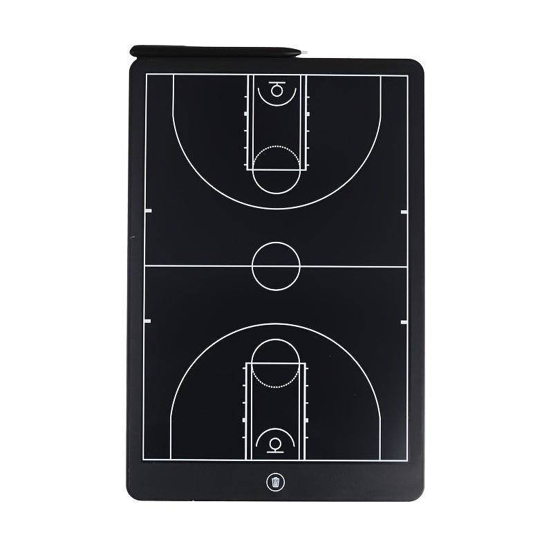 16-Inch Electronic Coach Tablet for Soccer & Basketball - Dual-Sided Field Layout