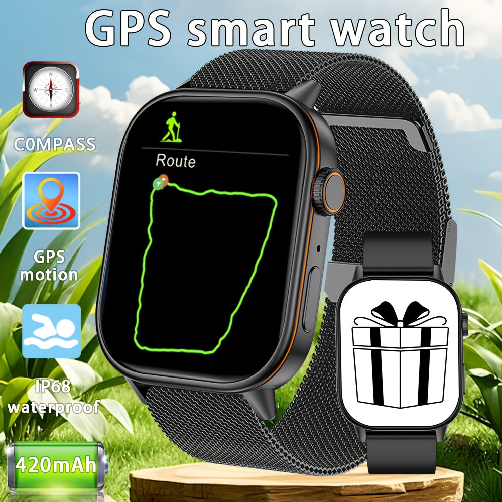 Luxury Smartwatch 2025: GPS, Wireless Calling, 178+ Sports Modes