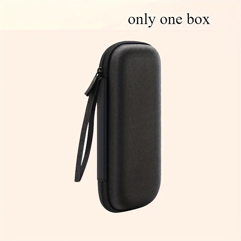 Vintage Razor Storage Bag - EVA Hard Shell & Polyester, Perfect for Shaver Organization