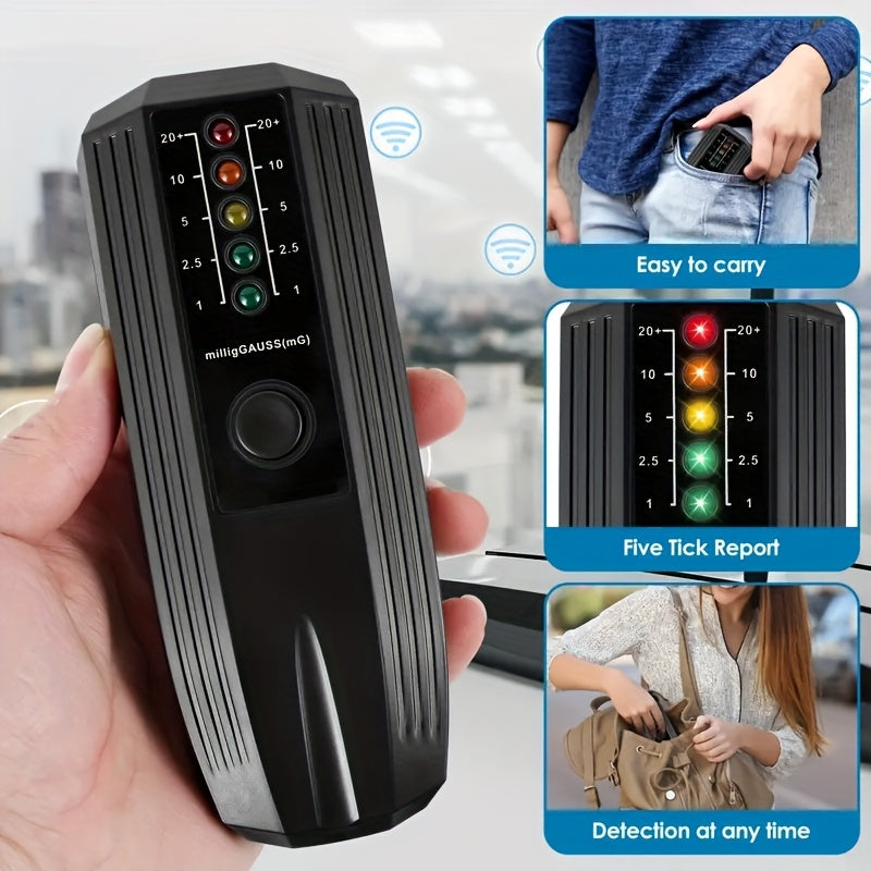 High Precision Handheld EMF Meter - Portable & Durable Radiation Detector
