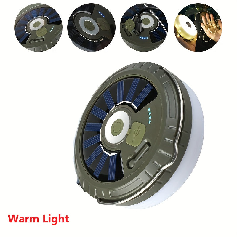 Solar Camping Light String - 10m, LED, Rechargeable, Outdoor Decor