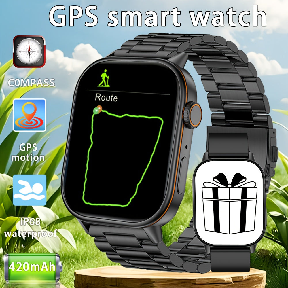 Luxury Smartwatch 2025: GPS, Wireless Calling, 178+ Sports Modes