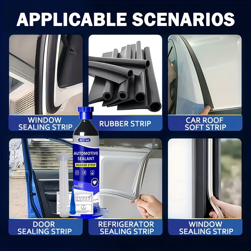 15-Minute Quick-Dry Silicone Sealant by Jstree - Waterproof, Heat-Resistant, and Easy to Apply for Automotive Insulation