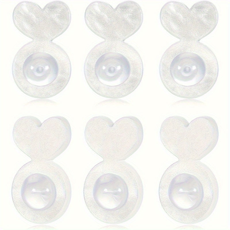 6pcs Silicone Earring Lifters - Enhance Comfort & Prevent Drooping