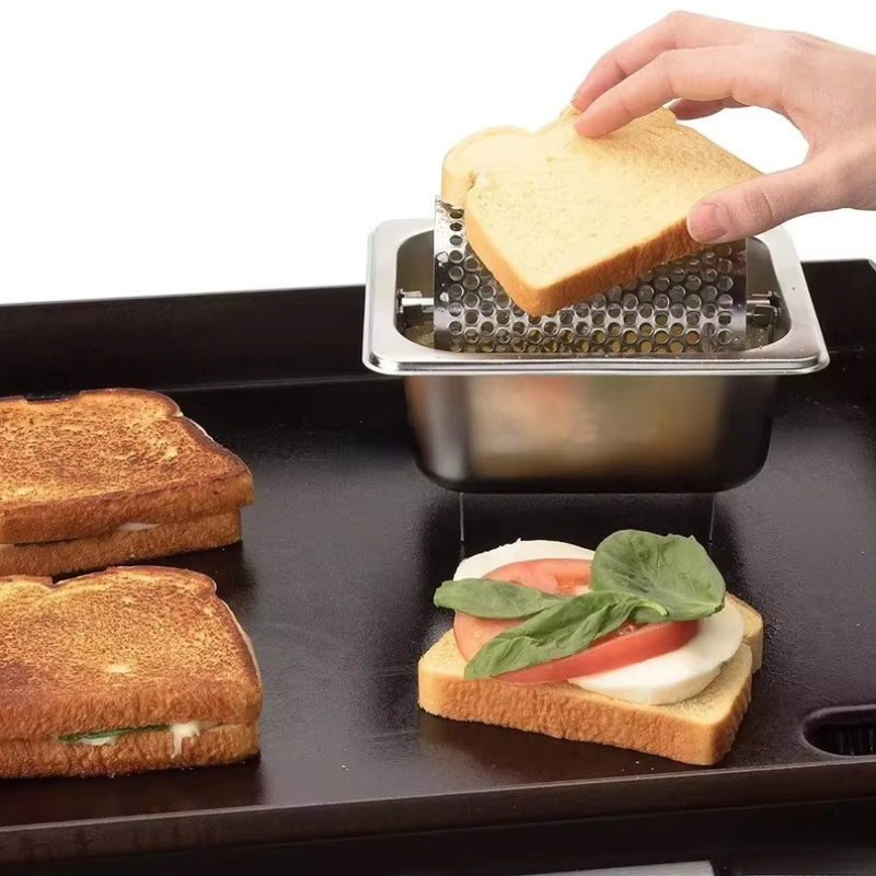 Heavy-Duty Stainless Steel Butter Melter & Cheese Dispenser | Manual Roller Tool for Kitchen Use