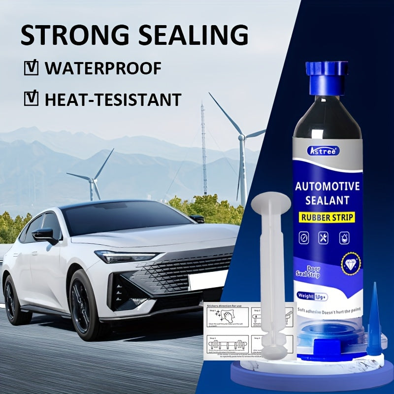 15-Minute Quick-Dry Silicone Sealant by Jstree - Waterproof, Heat-Resistant, and Easy to Apply for Automotive Insulation