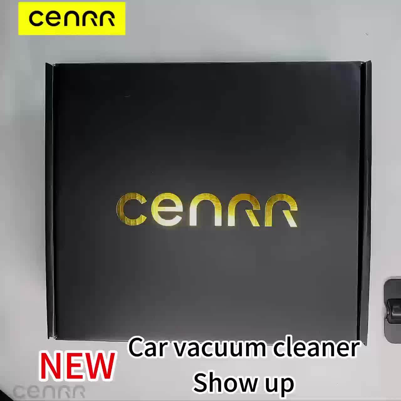 CENRR 16000PA Foldable Car Vacuum Cleaner | 100W Brushless Motor | 9 Attachments | Ultra Quiet 75dB | Wireless Handheld Auto/Home Cleaning
