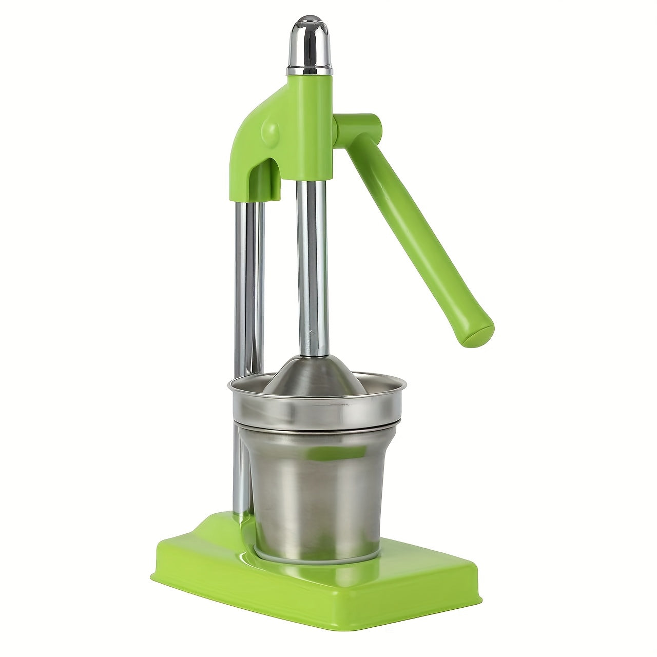 High-Yield Stainless Steel Manual Juicer, Easy-Clean & Durable for Citrus Fruits