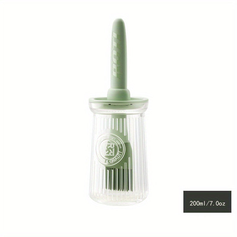 Silicone Oil Brush with Bottle - High Temperature Resistant, Ideal for BBQ & Cooking