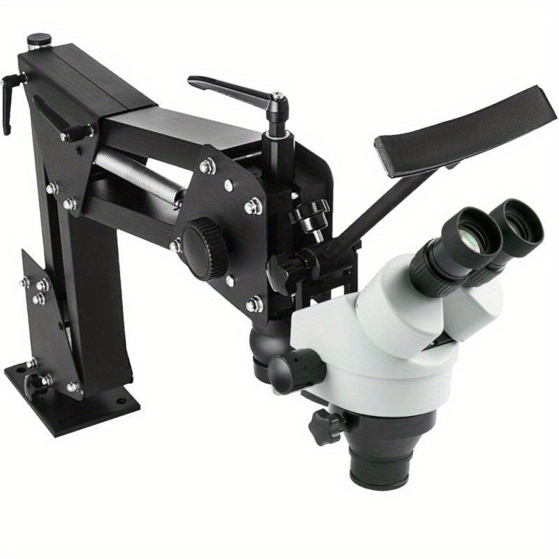 Multi-Directional Microscope with 76mm Lens & Spring Bracket - Ideal for Jewelry & Inlaid Mirrors