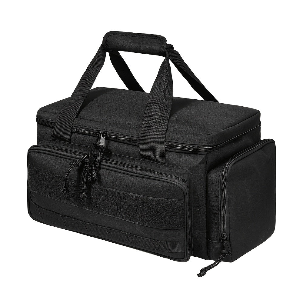 14-Inch Heavy-Duty Tactical Tool Bag with Scratch-Resistant Bottom for Electricians and Craftsmen
