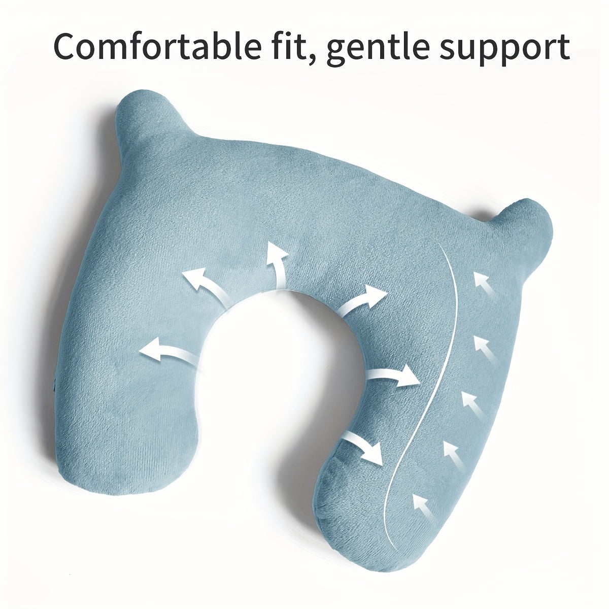 1pc Baby U-Shaped Neck Pillow - Soft, Rebound, Cute, Car Seat Special - Perfect Gift for Kids