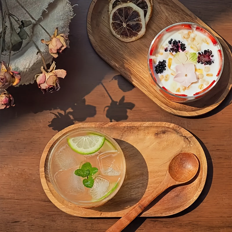 4-Pack 6.4oz High Borosilicate Glass Dessert Bowls - Microwave & Dishwasher Safe