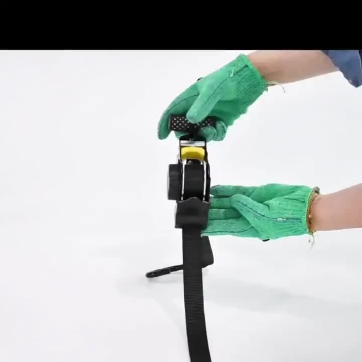 Heavy-Duty Aluminum Strap - Automatic Retractable 3.3m, 680KG Strength with Yellow Buckle
