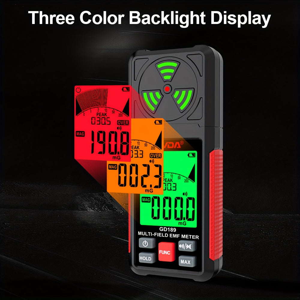 GVDA Digital EMF & Radiation Detector - Measure Electromagnetic, Electric & RF Fields