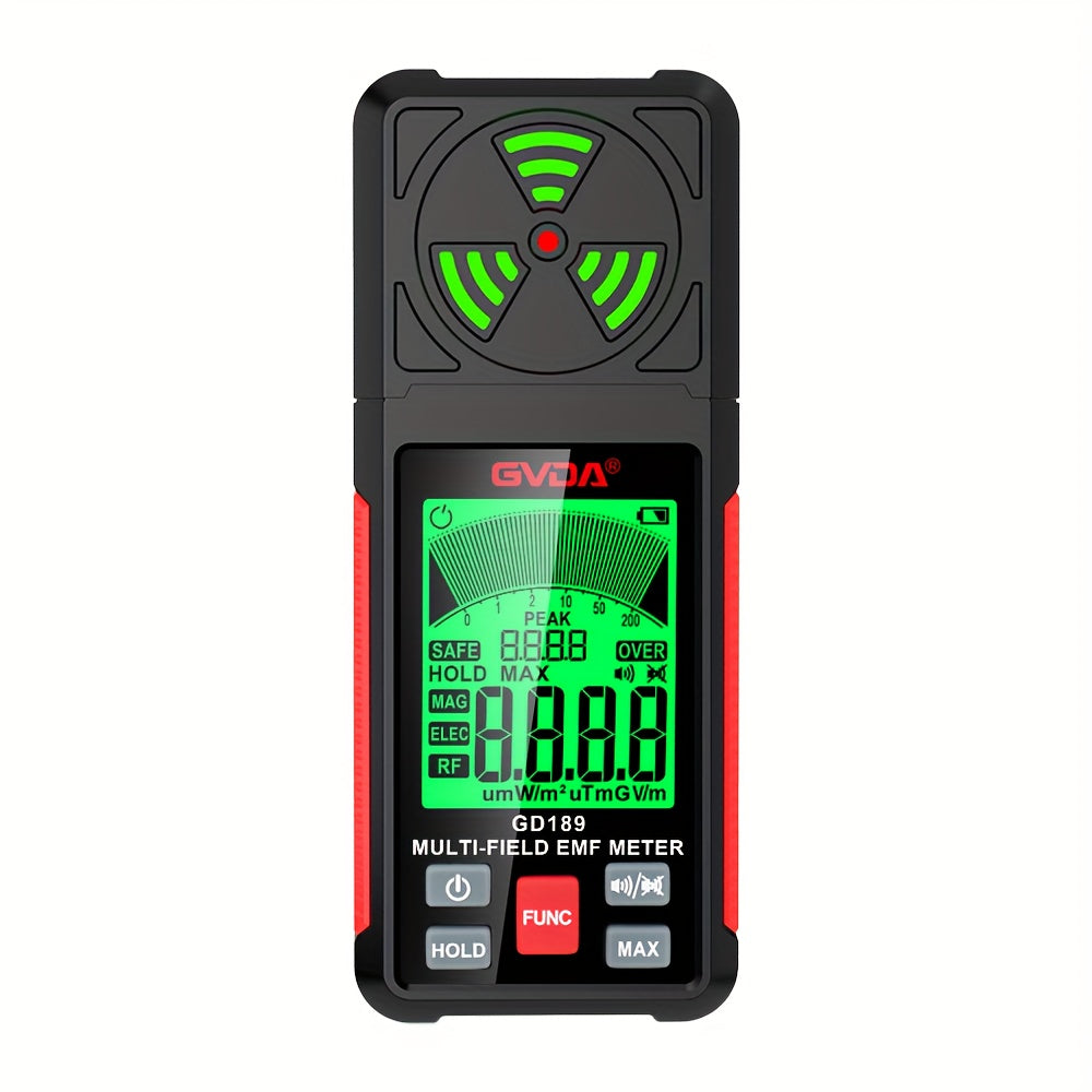 GVDA Digital EMF & Radiation Detector - Measure Electromagnetic, Electric & RF Fields