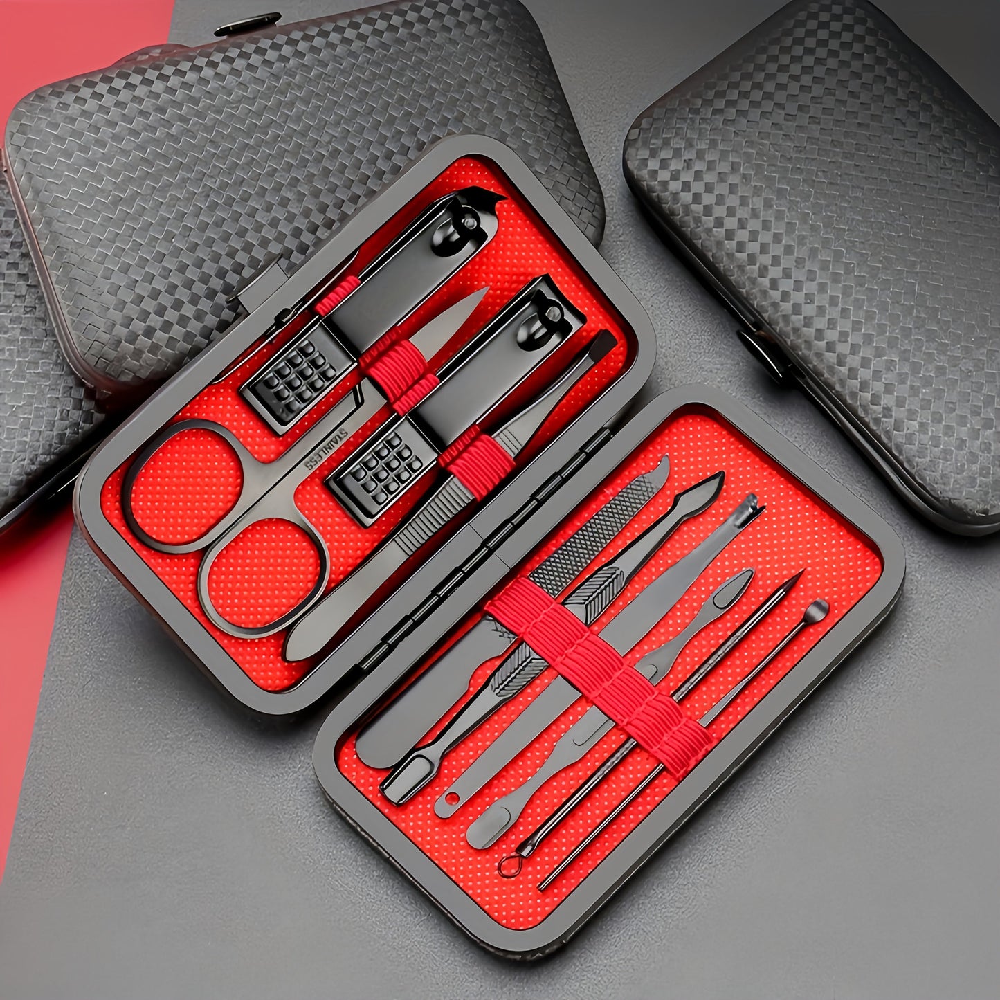 Luxury Manicure & Pedicure Set - 7/10/24pcs Professional Stainless Steel Nail Tools