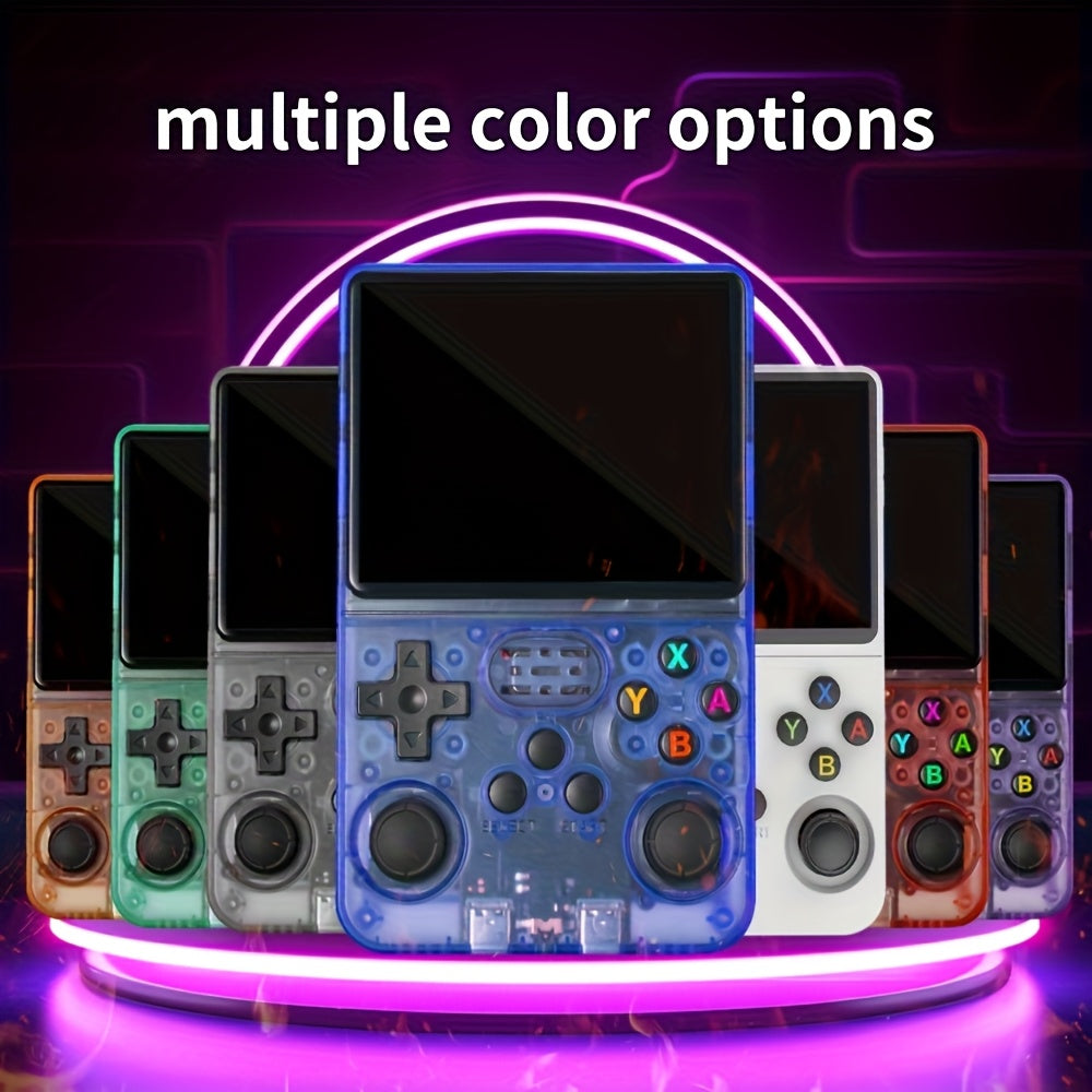 Retro Handheld Game Console R36S - 7 Colors, 3.5" Screen, 64GB, USB Charging
