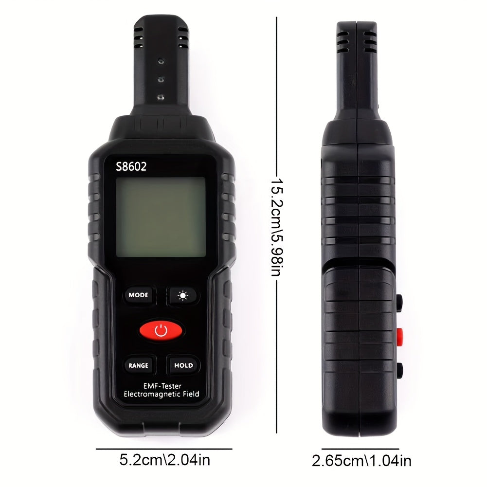 3-in-1 EMF Meter & Radiation Detector - Portable Electromagnetic Field Tester for Home & Office Safety