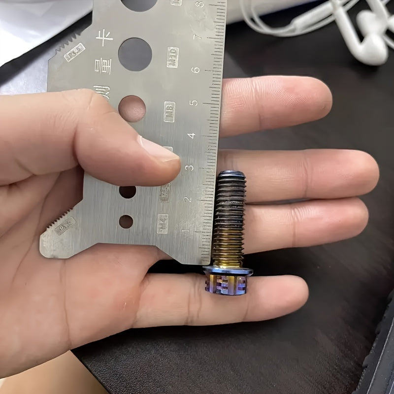 Precision Stainless Steel Screw & Bolt Measuring Caliper - Durable Micrometer Thread Gauge for Engineers & Machinists