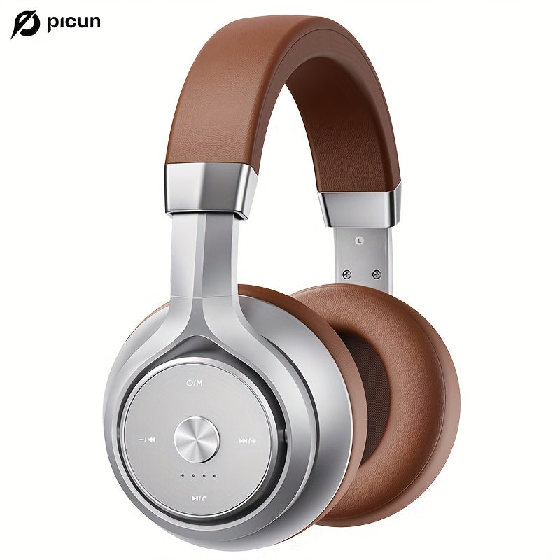 PICUN P28X Wireless Headphones - 35-Hour Battery, Low Latency, Type-C Charging