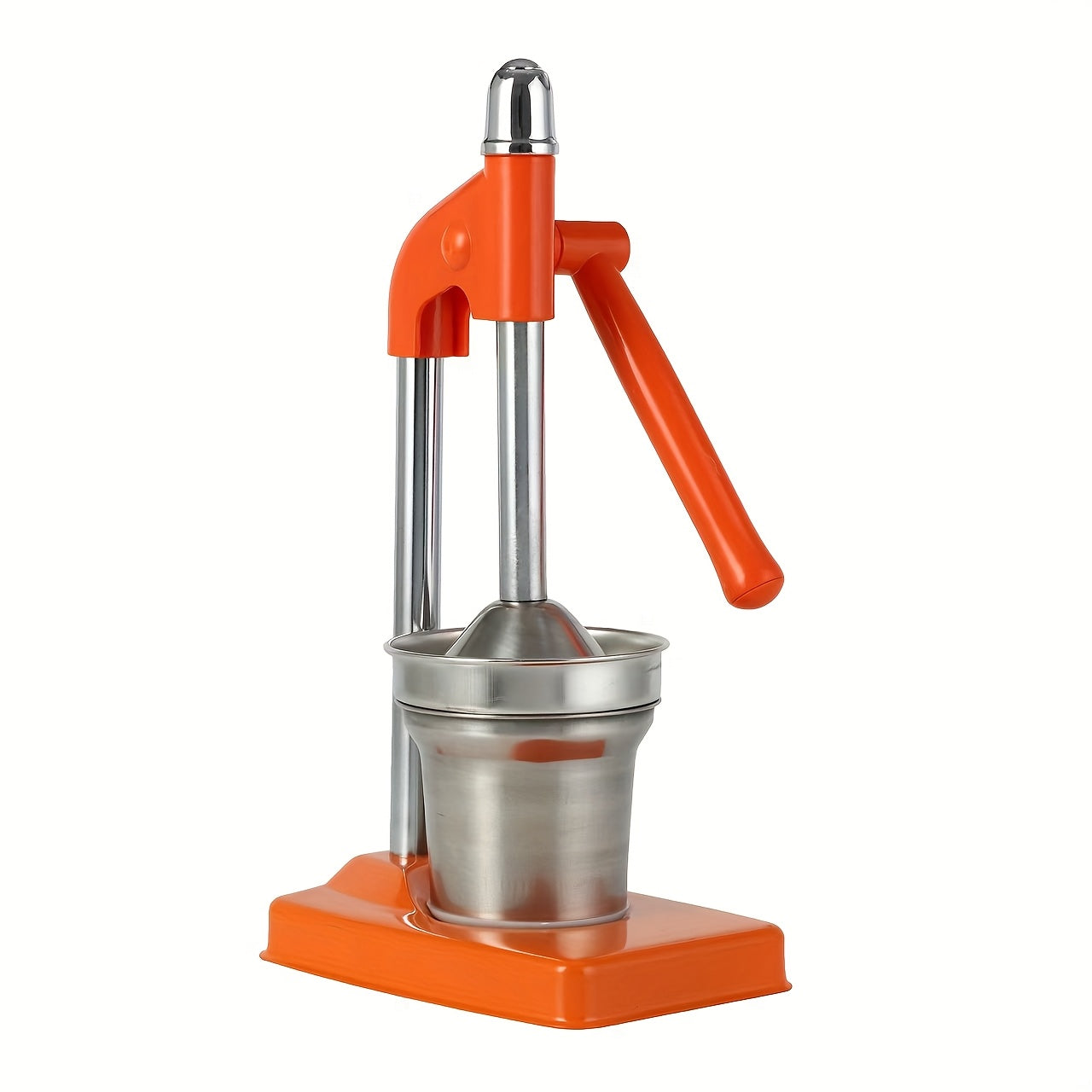 High-Yield Stainless Steel Manual Juicer, Easy-Clean & Durable for Citrus Fruits