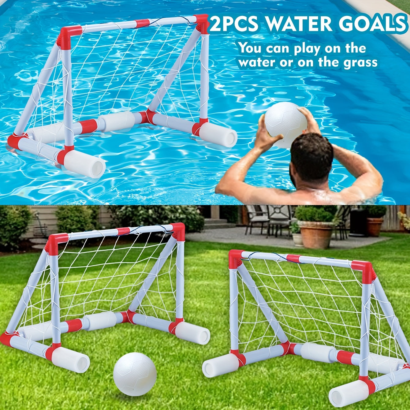 Summer Water Ball Game Set - Ultimate Pool Fun for Families & Parties