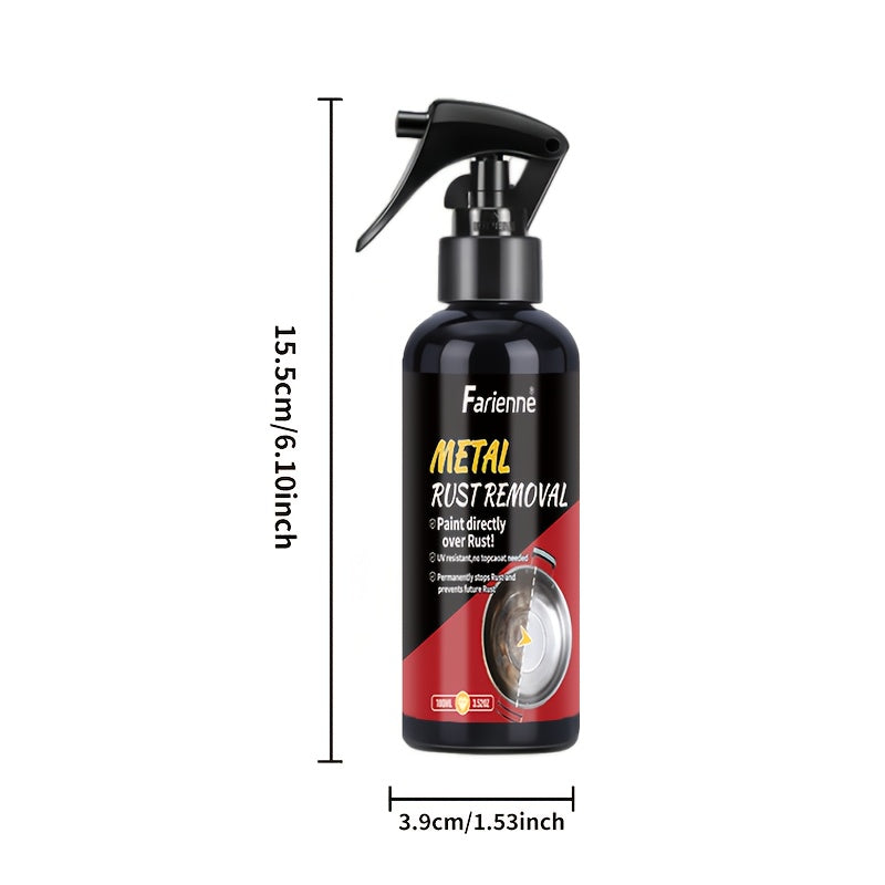 Premium Metal Polish Spray for Chrome & Rust Removal - Restores Shine & Provides Long-lasting Protection