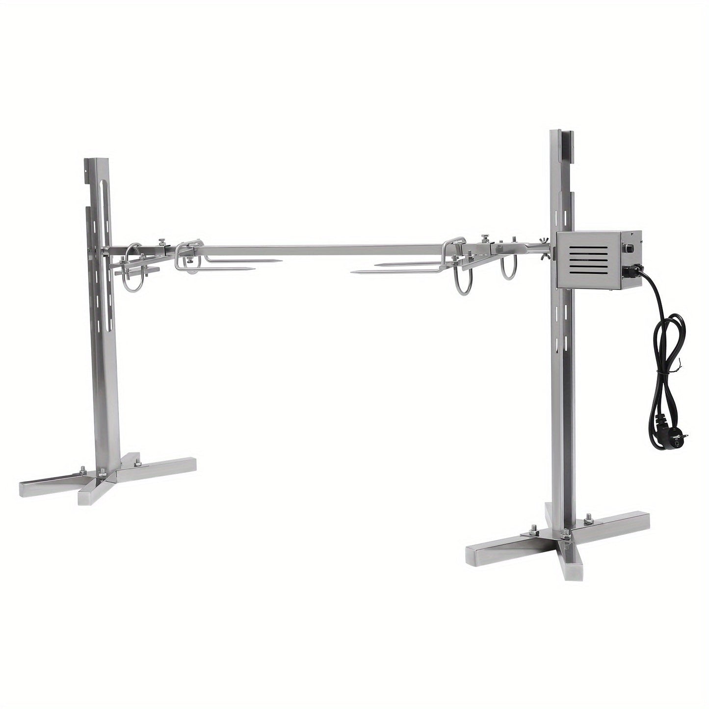Heavy Duty Stainless Steel Rotisserie Set - 30kg Capacity, Ideal for Home & Restaurant BBQs