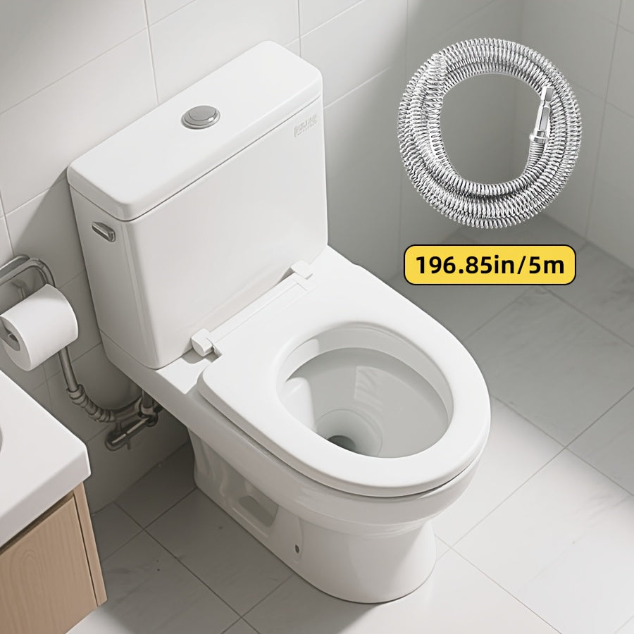 5m Electric Drain Cleaner - Powerful Pipe Cleaning Solution for Toilets and Floors