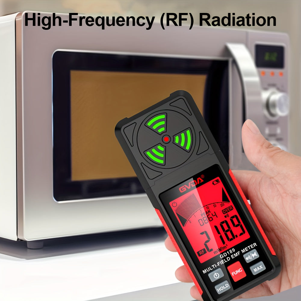 GVDA Digital EMF & Radiation Detector - Measure Electromagnetic, Electric & RF Fields